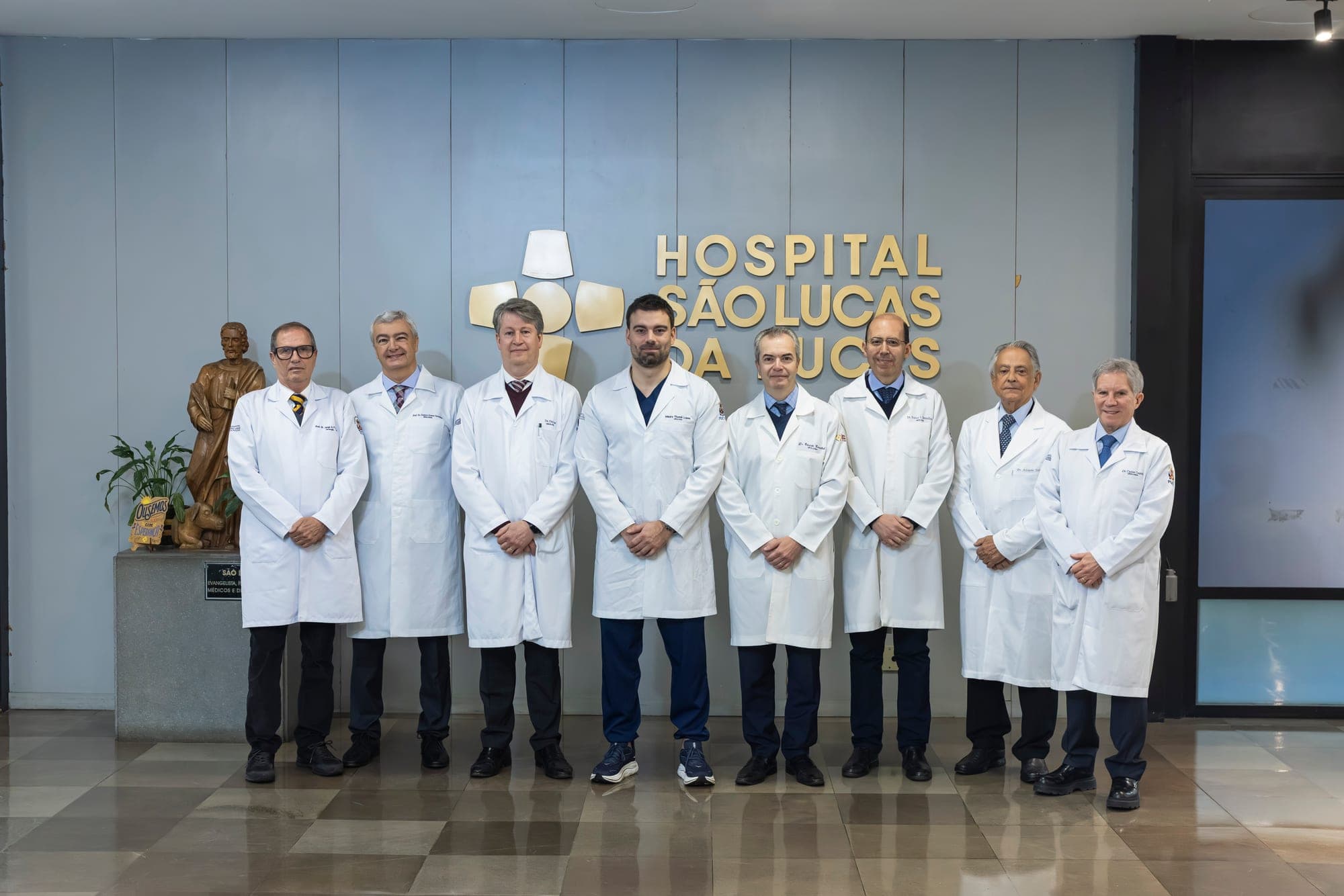 Corpo clínico do Serviço de Urologia do Hospital São Lucas da PUCRS